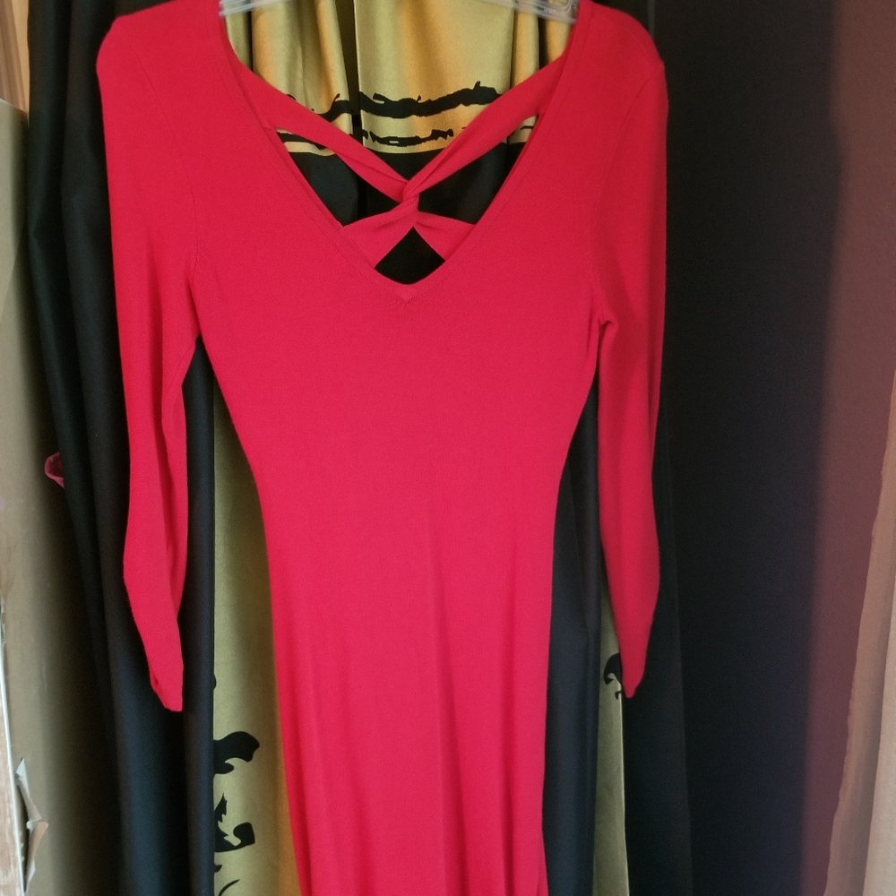 Guess Red Bodycon Dress